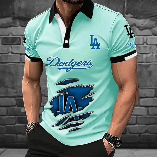[FLASH SALE] NEW CUSTOMIZED MLB02 LAD LOS ANGELES DODGERS POLO SHIRT