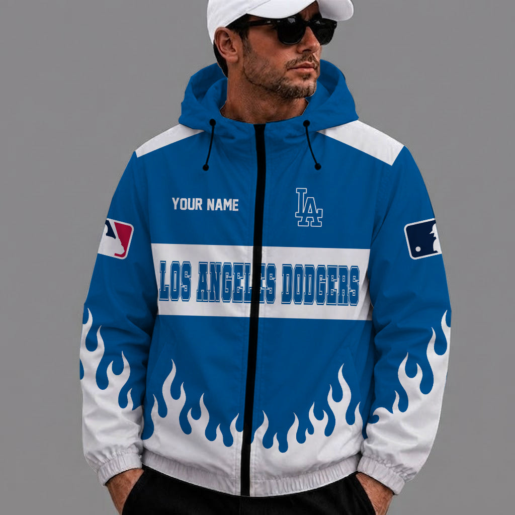 [FLASH SALE] NEW CUSTOMIZED MLB02 LAD LOS ANGELES DODGERS WINDBREAKER JACKET
