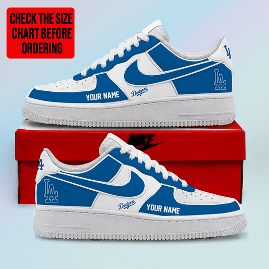 [FLASH SALE] NEW CUSTOMIZED MLB02 LAD LOS ANGELES DODGERS AF1 SHOES