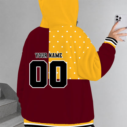[FAN FAVORITE] NEW CUSTOMIZED NCAA MFF02 MGG MINNESOTA GOLDEN GOPHERS STRAPPY ZIP HOODIE