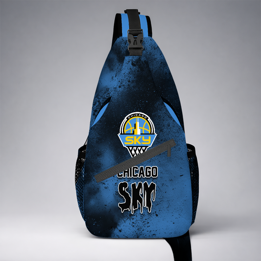 [FAN FAVORITE] NEW CUSTOMIZED WNBA02 CCS CHICAGO SKY SLING BAG