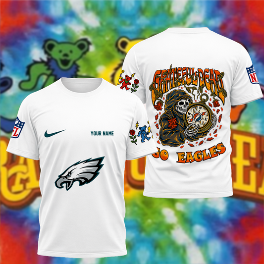 [SPECIAL OFFER] NEW CUSTOMIZED NFL02 PPE PHILADELPHIA EAGLES x GRATEFUL DEAD T-SHIRT, HOODIE, ZIP HOODIE