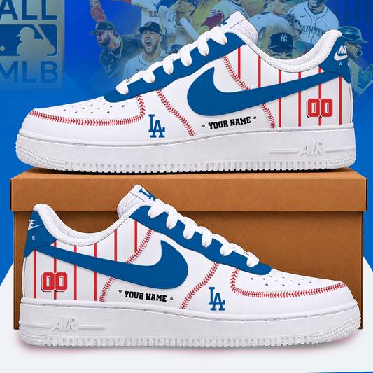 [FLASH SALE] NEW CUSTOMIZED MLB02 LAD LOS ANGELES DODGERS AF1 SHOES