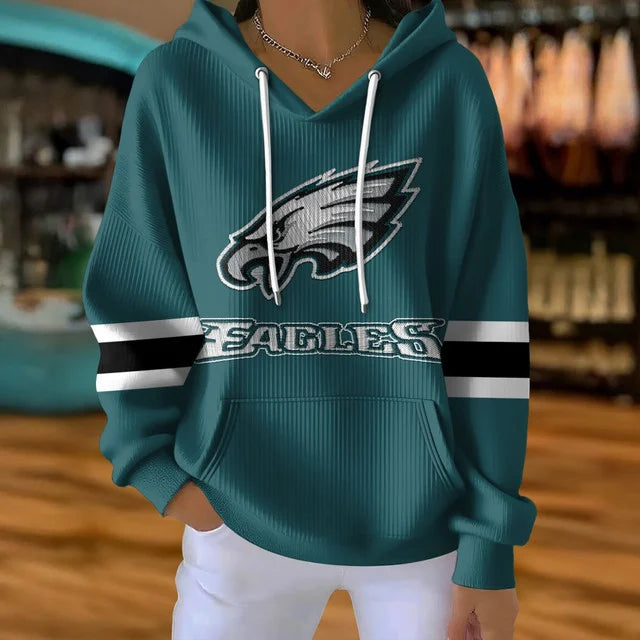 [SPECIAL OFFER] NEW CUSTOMIZED NFL02 PPE PHILADELPHIA EAGLES RIBBED HOODIE & SWEATSHIRT