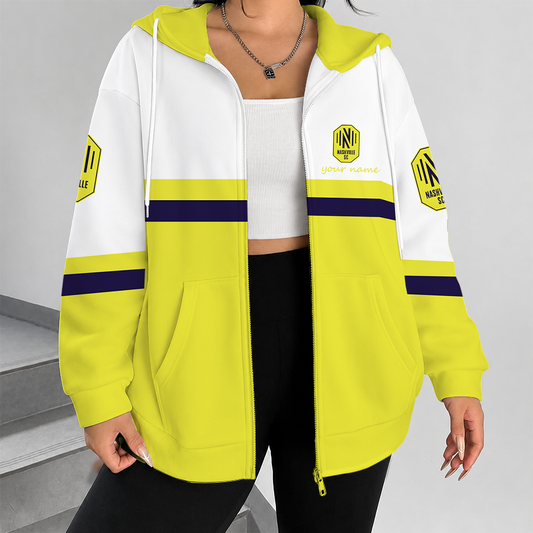 [FAN EXCLUSIVE] NEW CUSTOMIZED MLS02 NSC NASHVILLE SC ZIP HOODIE