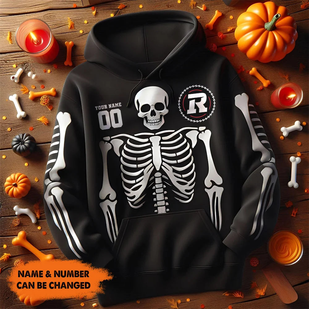 [FAN EXCLUSIVE] NEW CUSTOMIZED CFL02 OTT OTTAWA REDBLACKS HOODIE & ZIP HOODIE
