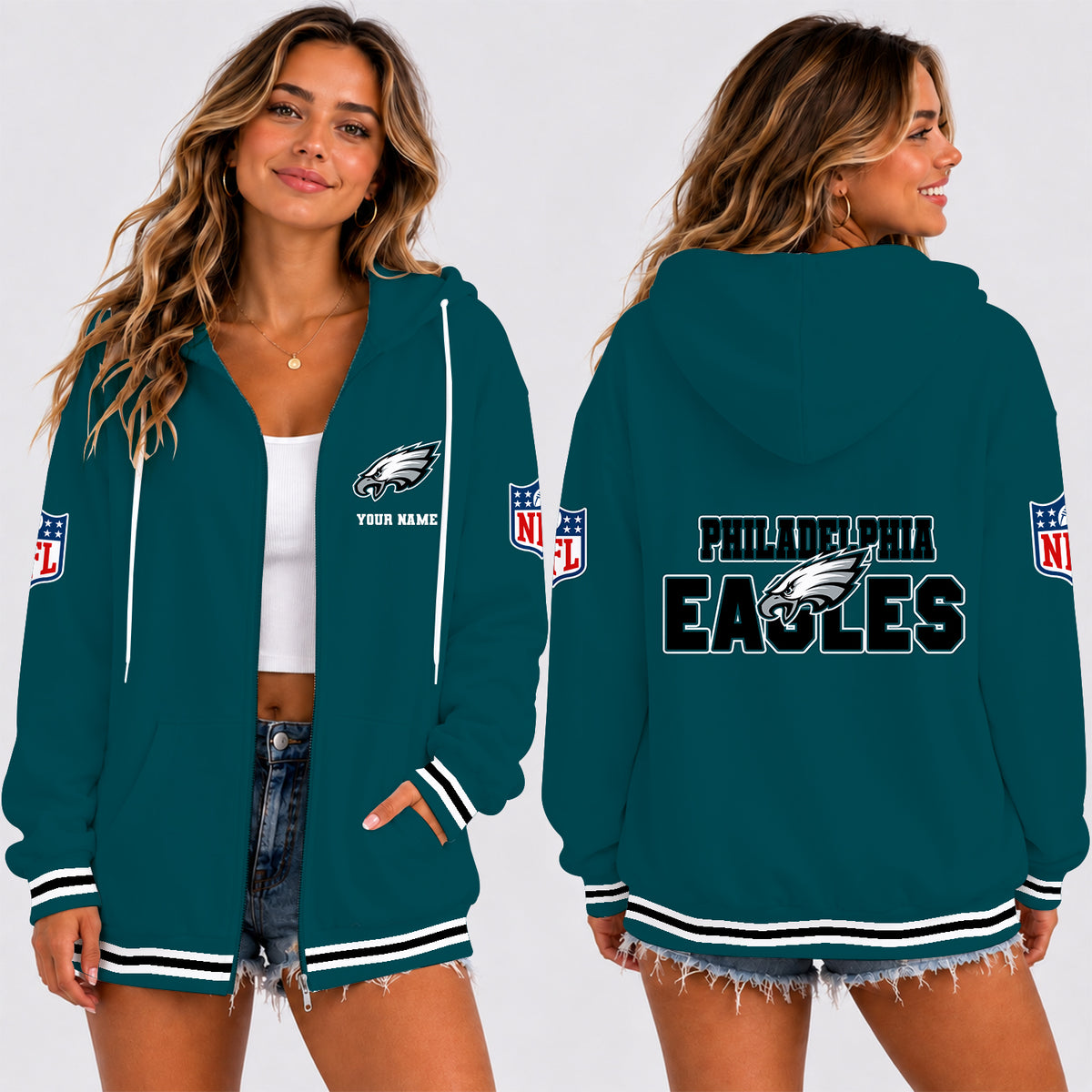 [SPECIAL OFFER] NEW CUSTOMIZED NFL02 PPE PHILADELPHIA EAGLES T-SHIRT, HOODIE, ZIP HOODIE