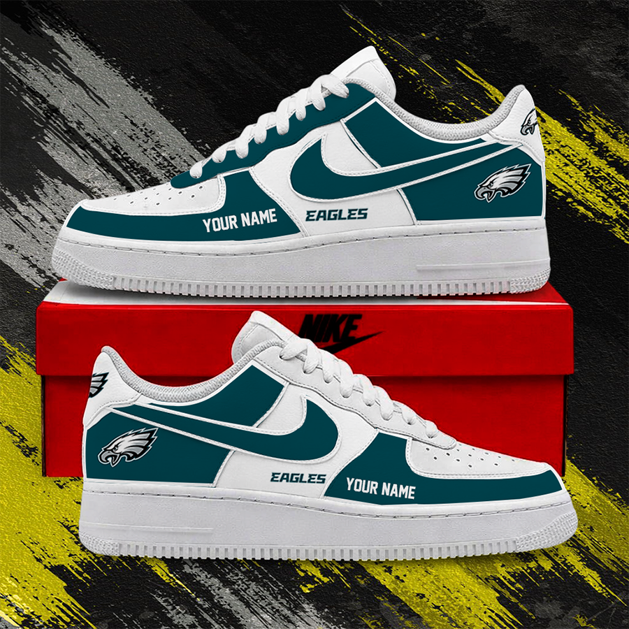 [SPECIAL OFFER] NEW CUSTOMIZED NFL02 PPE PHILADELPHIA EAGLES AF1 SHOES
