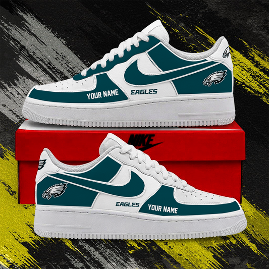 [SPECIAL OFFER] NEW CUSTOMIZED NFL02 PPE PHILADELPHIA EAGLES AF1 SHOES