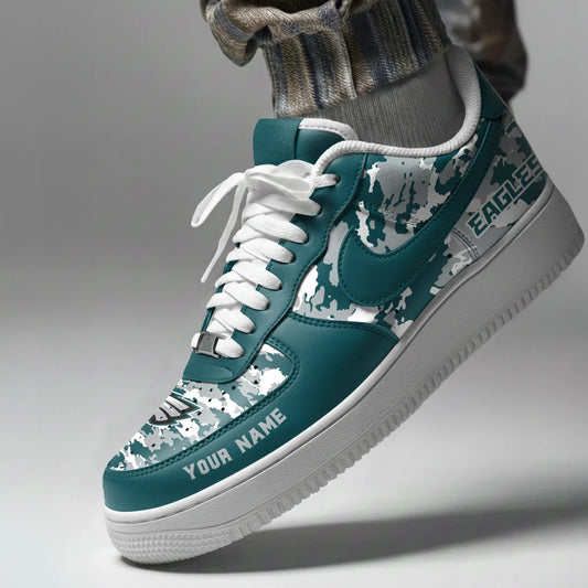 [SPECIAL OFFER] NEW CUSTOMIZED NFL02 PPE PHILADELPHIA EAGLES AF1 SNEAKERS