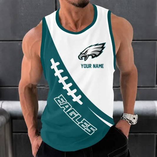 [SPECIAL OFFER] NEW CUSTOMIZED NFL02 PPE PHILADELPHIA EAGLES UNISEX TANK TOP