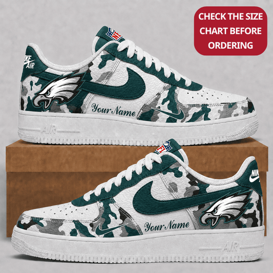 [SPECIAL OFFER] NEW CUSTOMIZED NFL02 PPE PHILADELPHIA EAGLES AF1 SHOES