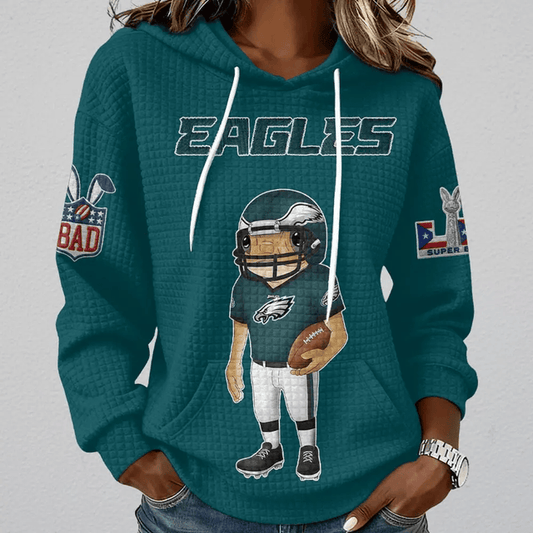 [SPECIAL OFFER] NEW CUSTOMIZED NFL02 PPE PHILADELPHIA EAGLES UNISEX HOODED SWEATSHIRT