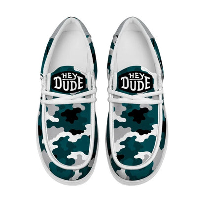 [SPECIAL OFFER] NEW CUSTOMIZED NFL02 PPE PHILADELPHIA EAGLES LOAFER SHOES