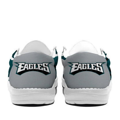 [SPECIAL OFFER] NEW CUSTOMIZED NFL02 PPE PHILADELPHIA EAGLES LOAFER SHOES