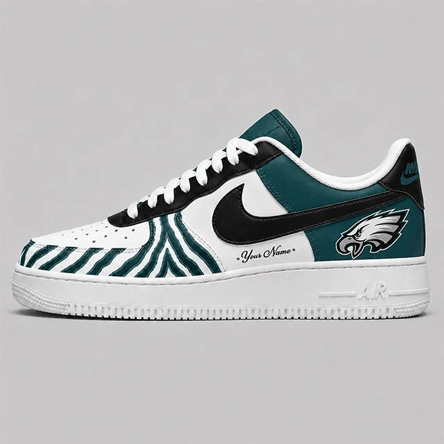 [SPECIAL OFFER] NEW CUSTOMIZED NFL02 PPE PHILADELPHIA EAGLES AF1 SHOES