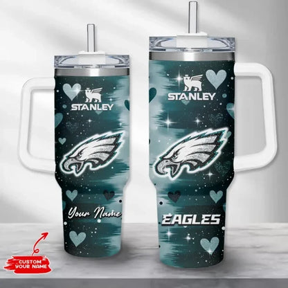 [SPECIAL OFFER] NEW CUSTOMIZED NFL02 PPE PHILADELPHIA EAGLES HALLOWEEN  40OZ TUMBLER