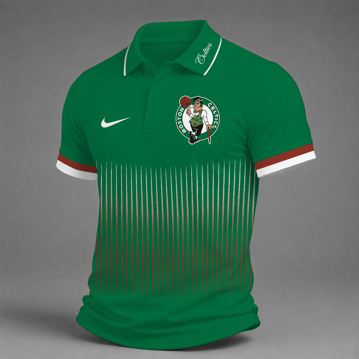 [HOT DEAL] NEW CUSTOMIZED NBA03 BCE BOSTON CELTICS POLO SHIRT