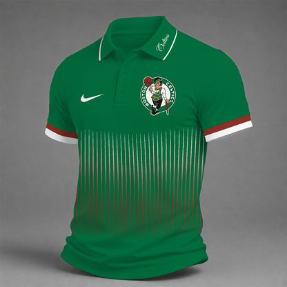 [HOT DEAL] NEW CUSTOMIZED NBA03 BCE BOSTON CELTICS POLO SHIRT