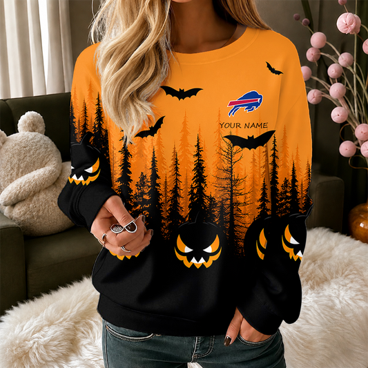 [SPECIAL OFFER] NEW CUSTOMIZED NFL03 BFB BUFFALO BILLS UNISEX HALLOWEEN SWEATSHIRT