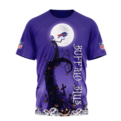 [SPECIAL OFFER] NEW CUSTOMIZED NFL03 BFB BUFFALO BILLS HALLOWEEN THE NIGHTMARE APPAREL