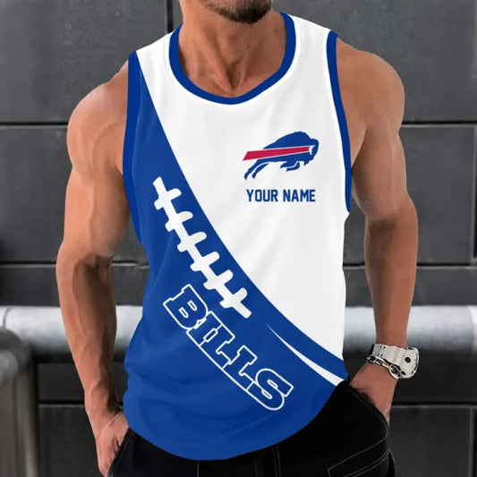 [SPECIAL OFFER] NEW CUSTOMIZED NFL03 BFB BUFFALO BILLS UNISEX TANK TOP