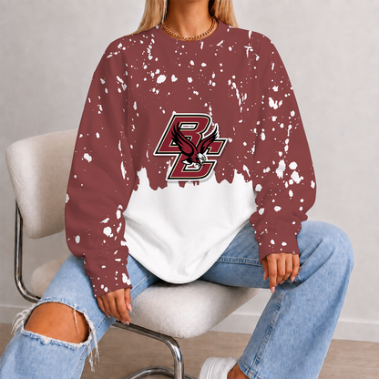 [FAN FAVORITE] NEW CUSTOMIZED NCAA MFF03 BOE BOSTON COLLEGE EAGLES UNISEX SWEATSHIRT