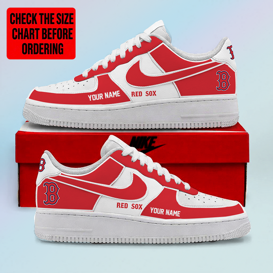 [FLASH SALE] NEW CUSTOMIZED MLB03 BRS BOSTON RED SOX AF1 SHOES