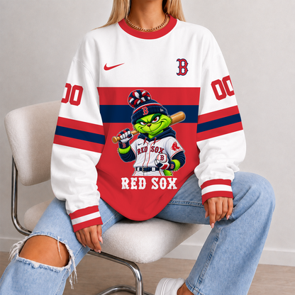 [FLASH SALE] NEW CUSTOMIZED MLB03 BRS BOSTON RED SOX UNISEX SWEATSHIRT