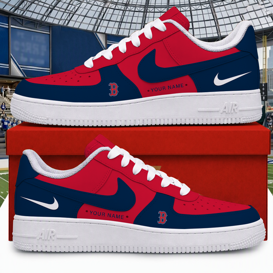 [FLASH SALE] NEW CUSTOMIZED MLB03 BRS BOSTON RED SOX AF1 SHOES