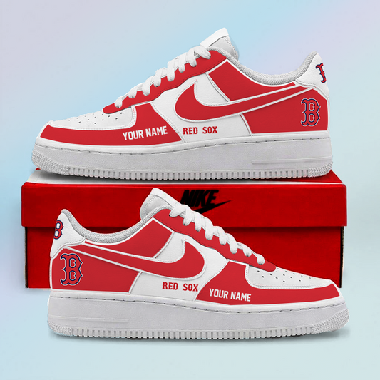 [FLASH SALE] NEW CUSTOMIZED MLB03 BRS BOSTON RED SOX AF1 SHOES