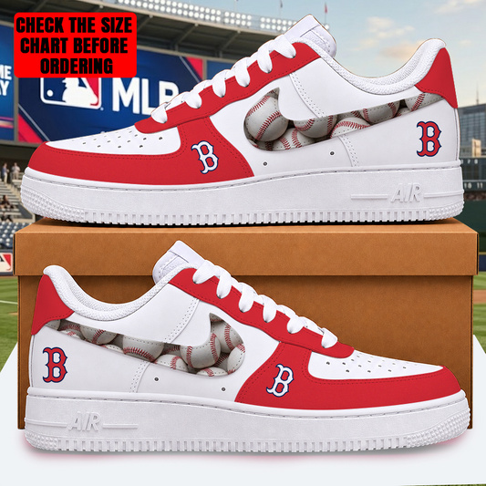 [FLASH SALE] NEW CUSTOMIZED MLB03 BRS BOSTON RED SOX AF1 SHOES