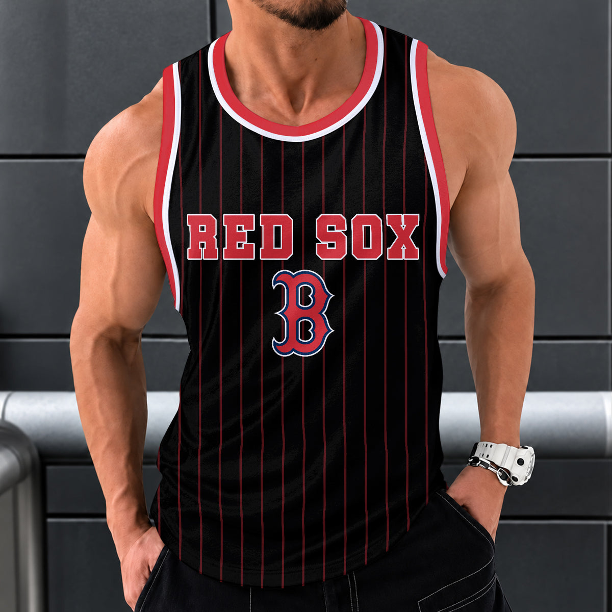[FLASH SALE] NEW CUSTOMIZED MLB03 BRS BOSTON RED SOX UNISEX TANK TOP