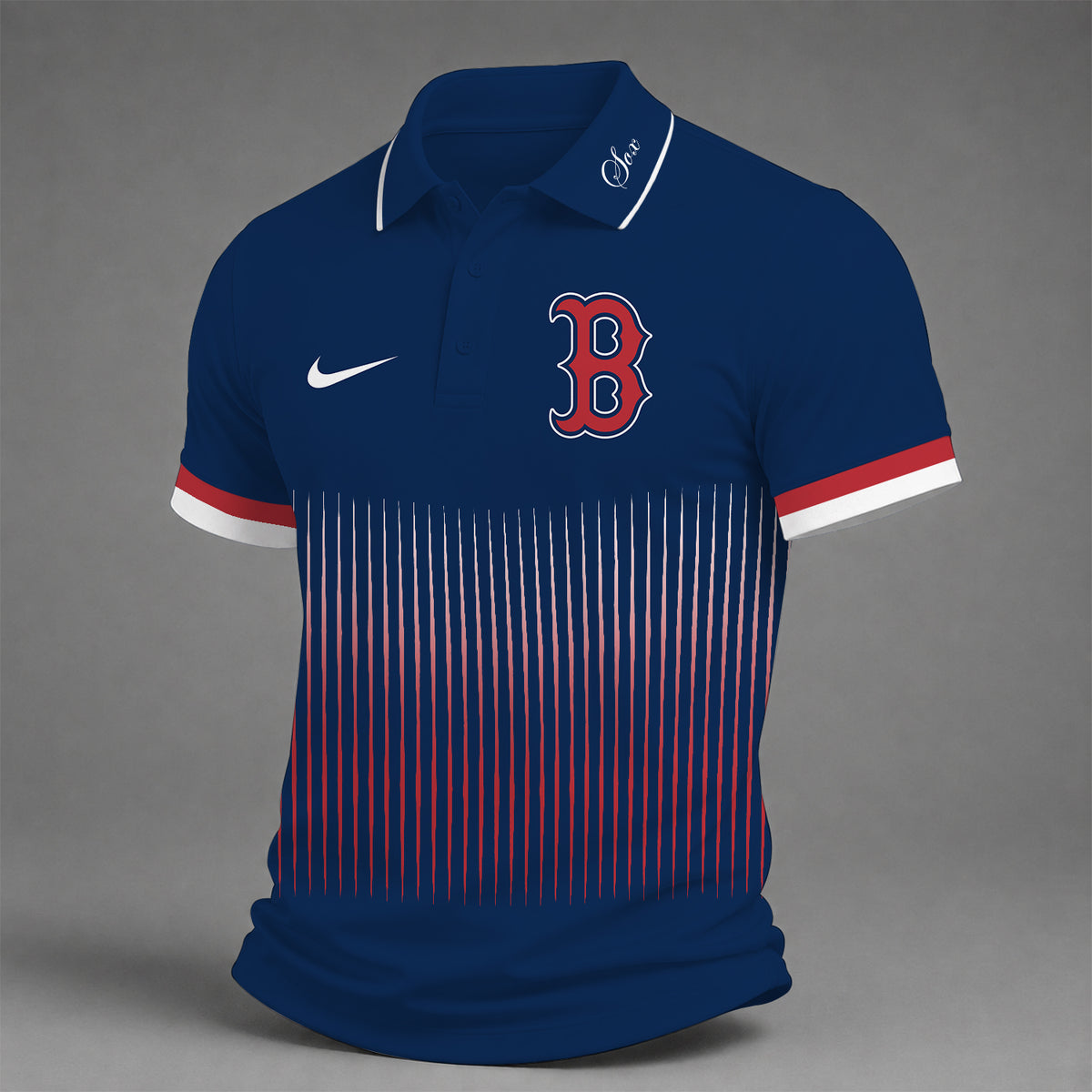 [FLASH SALE] NEW CUSTOMIZED MLB03 BRS BOSTON RED SOX POLO SHIRT