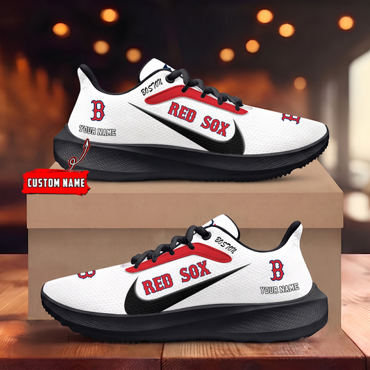 [FLASH SALE] NEW CUSTOMIZED MLB03 BRS BOSTON KHAKI SOX ROAD RUNNING SHOES