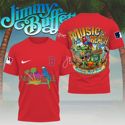 [FLASH SALE] NEW CUSTOMIZED MLB03 BRS BOSTON RED SOX x JIMMY BUFFETT T-SHIRT, HOODIE, ZIP HOODIE