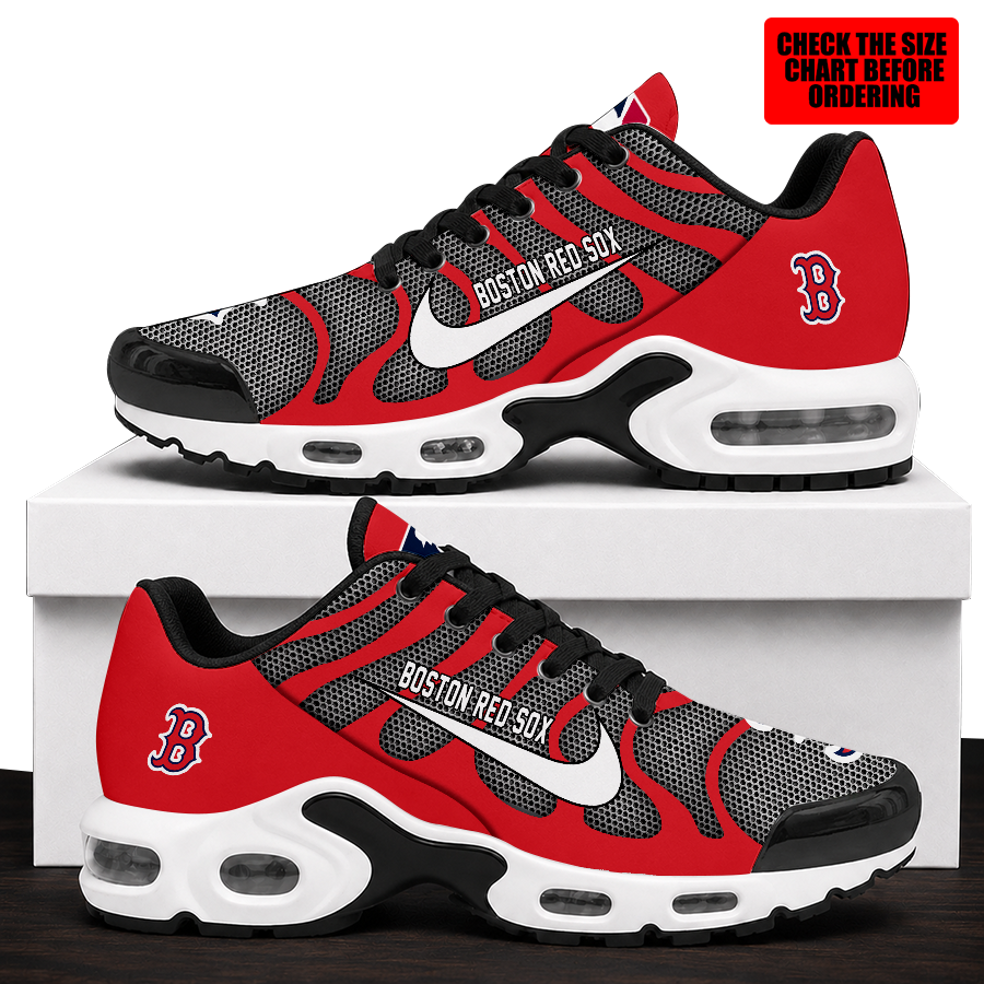 [FLASH SALE] NEW CUSTOMIZED MLB03 BRS BOSTON RED SOX AIR MAX PLUS SNEAKERS