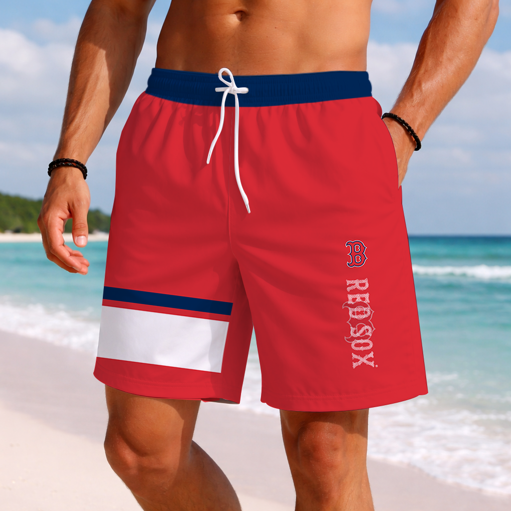 [FLASH SALE] NEW PREMIUM MLB03 BRS BOSTON RED SOX BASEBALL SHORT PANTS