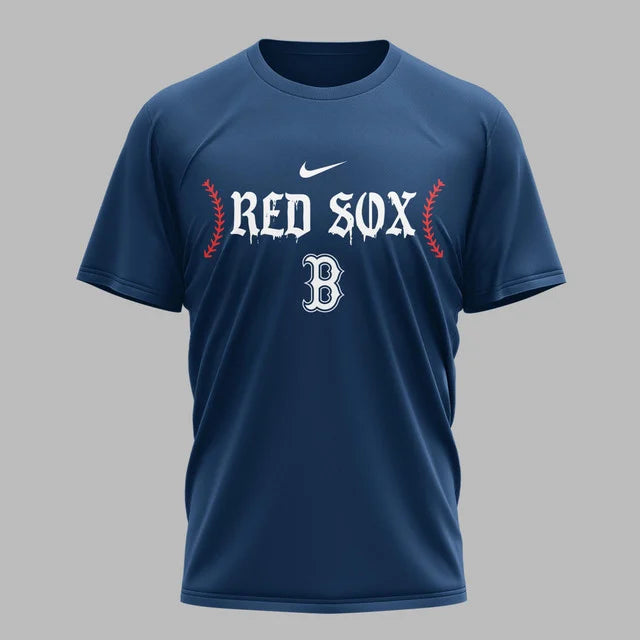 [FLASH SALE] NEW CUSTOMIZED MLB03 BRS BOSTON RED SOX MUTICOLOR T-SHIRT