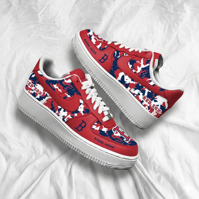[FLASH SALE] NEW CUSTOMIZED MLB03 BRS BOSTON RED SOX AF1 SHOES