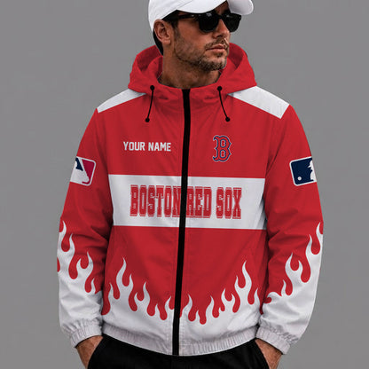 [FLASH SALE] NEW CUSTOMIZED MLB03 BRS BOSTON RED SOX WINDBREAKER JACKET