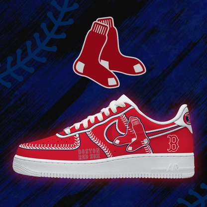 [FLASH SALE] NEW CUSTOMIZED MLB03 BRS BOSTON RED SOX AF1 SHOES