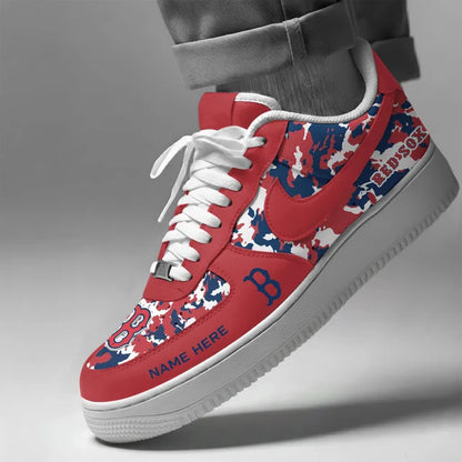 [FLASH SALE] NEW CUSTOMIZED MLB03 BRS BOSTON RED SOX AF1 SHOES