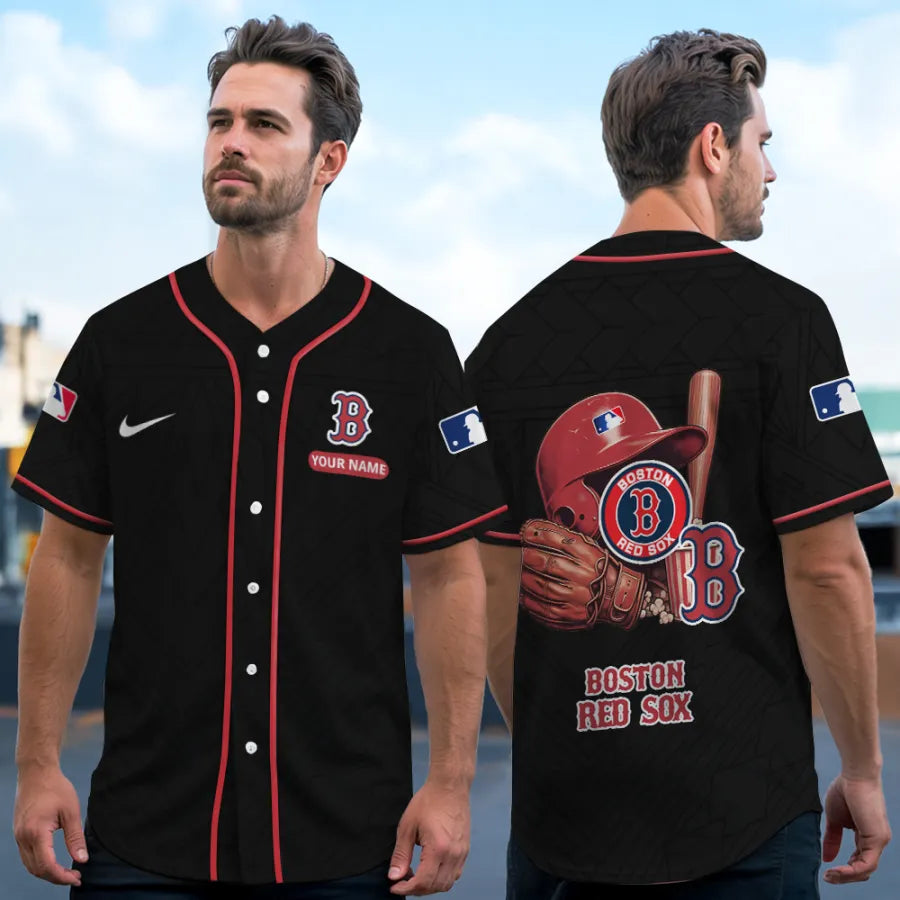[FLASH SALE] NEW CUSTOMIZED MLB03 BRS BOSTON RED SOX BASEBALL JERSEY