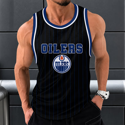 [SUPER SALE] NEW CUSTOMIZED NHL03 EMO EDMONTON OILERS UNISEX TANK TOP