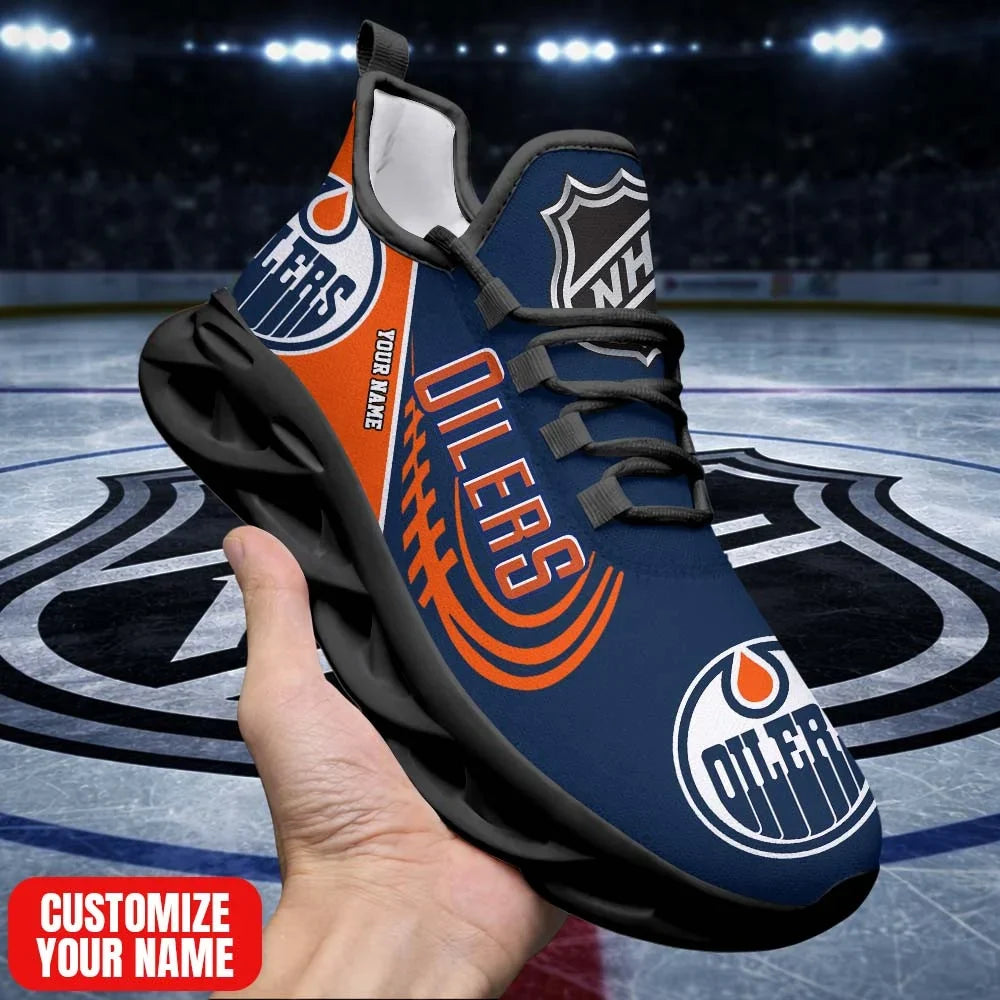 [SUPER SALE] NEW CUSTOMIZED NHL03 EMO ED OILERS PREMIUM CLUNKY SNEAKERS