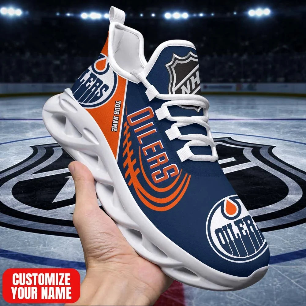 [SUPER SALE] NEW CUSTOMIZED NHL03 EMO ED OILERS PREMIUM CLUNKY SNEAKERS