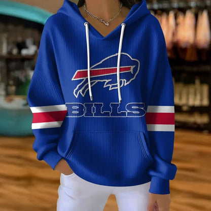 [SPECIAL OFFER] NEW CUSTOMIZED NFL03 BFB BUFFALO BILLS RIBBED HOODIE & SWEATSHIRT
