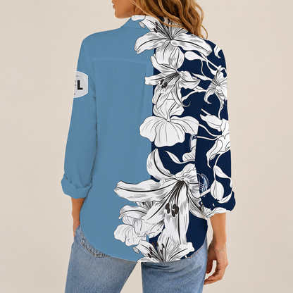 [FAN EXCLUSIVE] NEW CUSTOMIZED CFL03 TOR TORONTO ARGONAUTS STRAPPY WOMEN CASUAL SHIRT