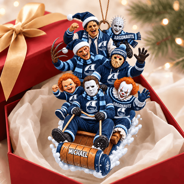[FAN EXCLUSIVE] NEW CUSTOMIZED CFL03 TOR TORONTO ARGONAUTS CHRISTMAS ACRYLIC ORNAMENT